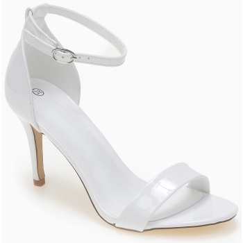 πέδιλα με λεπτό τακούνι και κλειστή