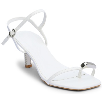 γυναικεία πέδιλα με λεπτό τακούνι και