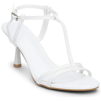 γυναικεία πέδιλα με λεπτό τακούνι και