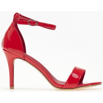 πέδιλα με λεπτό τακούνι και κλειστή