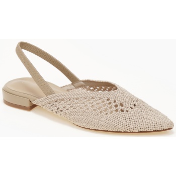 ballet shoes μυτερά εξώφτερνα με πλεκτό