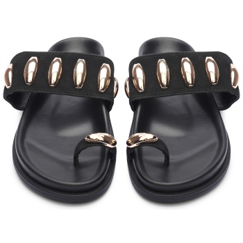 σανδάλια flatform με toe ring και