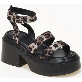 ψηλά σανδάλια flatform με μπαρέτα 