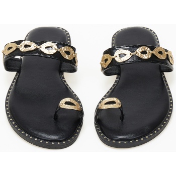 φλατ σανδάλια με toe ring και
