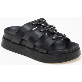 σανδάλια flatform με μεταλλικές