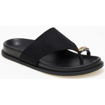 σανδάλια flatform με suede υφή και toe