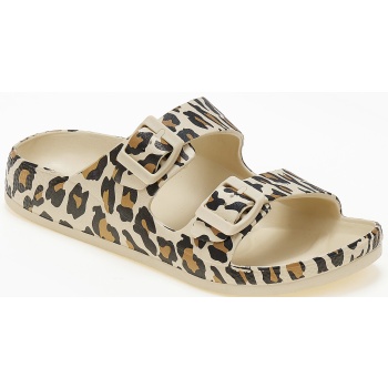 γυναικείες σαγιονάρες με δύο τοκάδες 