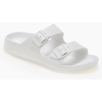 γυναικείες σαγιονάρες με δύο τοκάδες 