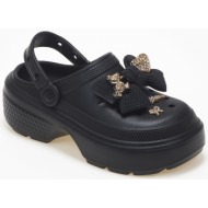  σαμπό δίσολα με αποσπώμενα διακοσμητικά - μαύρο