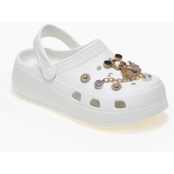 σαμπό με αποσπώμενα διακοσμητικά - λευκό