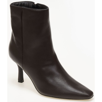 μποτάκια μυτερά - καφέ