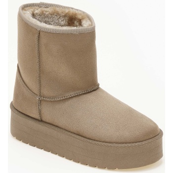 μποτάκια δίσολα με γούνα - πούρο