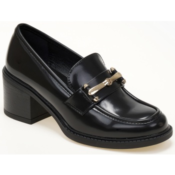 loafers με χοντρό τακούνι και μεταλλική