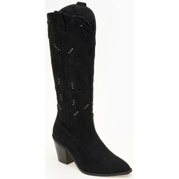 suede cowboy με διακριτικά τρούκς 