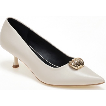 chic γόβες με μεταλλική χρυσή