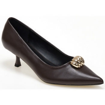 chic γόβες με μεταλλική χρυσή