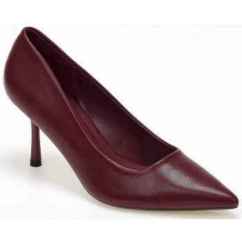 μυτερές κλασσικές γόβες - μπορντώ