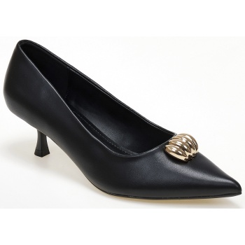 chic γόβες με μεταλλική χρυσή