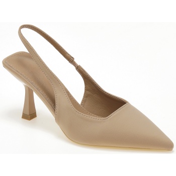 slingback γόβες με ιδιαίτερο τακούνι 