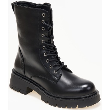 αρβυλάκια με τρακτερωτή σόλα - μαύρο