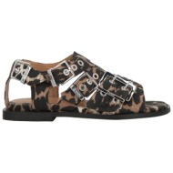  ganni παπουτσια πέδιλα