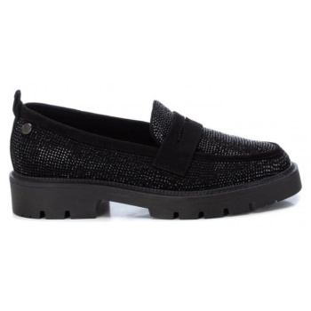 xti suede loafers με strass - μαύρο σε προσφορά