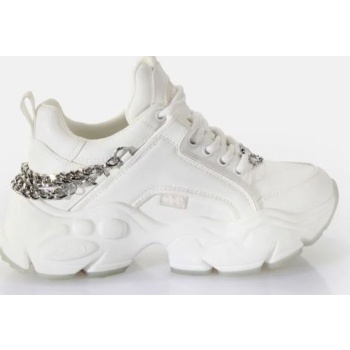 buffalo binary chain sneaker - λευκό