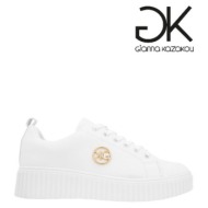  sneakers λευκά gianna kazakou cenke - λευκό