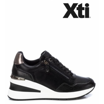 xti sneakers με υπερυψωμένη σόλα - μαύρο