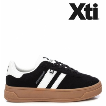 xti sneakers με ρίγες - μαύρο