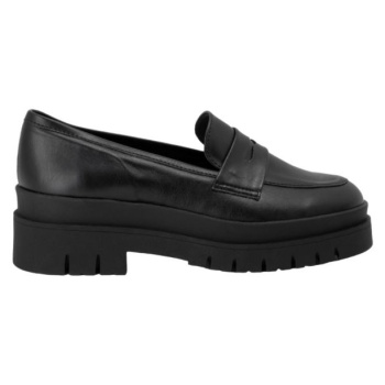 loafers με chunky σόλα - μαύρο