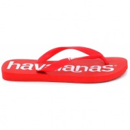  ανδρική σαγιονάρα havaianas top logo mania χρώματος κόκκινο 4144264-2090