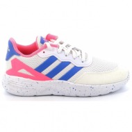  αθλητικό παπούτσι adidas nebzed lifestyle lace running shoes χρώματος λευκό hq6139