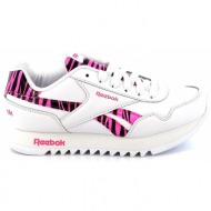  παιδικό αθλητικό παπούτσι για κορίτσι reebok royal cl jog 3 plat χρώματος λευκό animal h06232