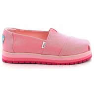  παιδική εσπαντρίγια για κορίτσι toms ανατομική alp platform χρώματος ροζ 10019840