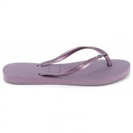  γυναικεία σαγιονάρα havaianas slim crystal sw ii χρώματος μωβ 4145651-1780