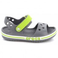  παιδικό πέδιλο για αγόρι crocs bayaband sandal k ανατομικό χρώματος γκρι 205400-025