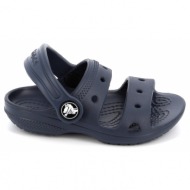  παιδικό πέδιλο για αγόρι crocs classic crocs sandal t ανατομικό χρώματος μπλε 207537-410