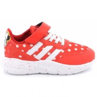  παιδικό αθλητικό παπούτσι για κορίτσι adidas nebzed minnie elk χρώματος κόκκινο ig5368