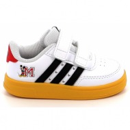  παιδικό αθλητικό παπούτσι για αγόρι adidas breaknet mickey cfi χρώματος λευκό ig7161
