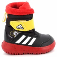  παιδική μπότα για αγόρι adidas winterplay mickey i χρώματος μαύρο ig7190