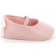 παπούτσι αγκαλιάς για κορίτσι chicco ballerina olga χρώματος ροζ 68012-100