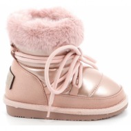  παιδικό μποτάκι για κορίτσι conguitos australian boots χρώματος ροζ ossh140102