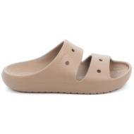  γυναικεία σαγιονάρα crocs classic sandal v2 ανατομικό χρώματος καφέ 209403-2q9
