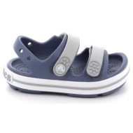  παιδικό πέδιλο για αγόρι crocs crocband cruiser sandal t ανατομικό χρώματος μπλε 209424-45o