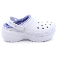  γυναικείο σαμπό crocs classic platform clog w ανατομικό χρώματος μπλε 207938-5af