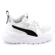  παιδικό αθλητικό παπούτσι puma trinity lite ac+ inf χρώματος λευκό 391481-02