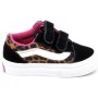 παιδικό χαμηλό casual για κορίτσι vans old skool v χρώματος μαύρο vn0009rcboq1
