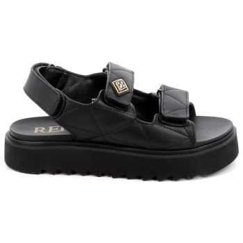 γυναικείο πέδιλο replay χρώματος μαύρο