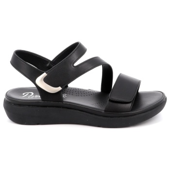 γυναικείο πέδιλο parex χρώματος μαύρο